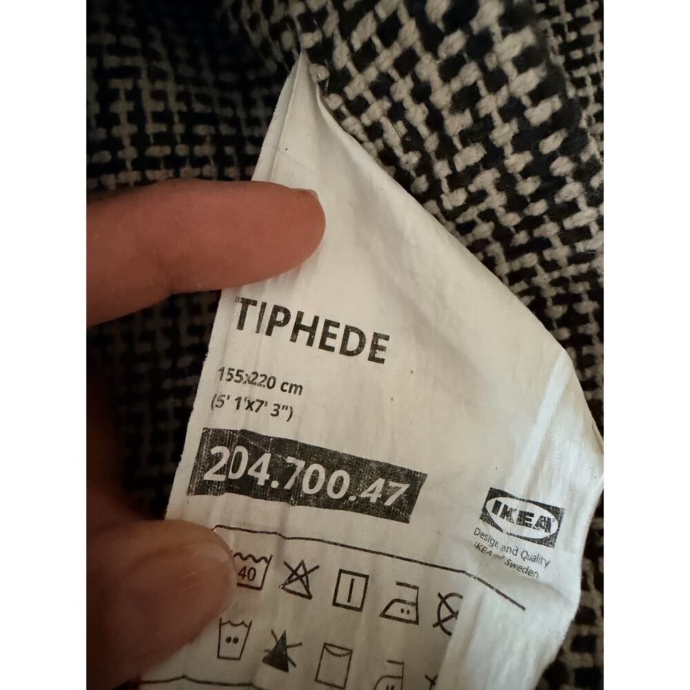 IKEA 100% cotton rug tiphede - Picture 4 of 4